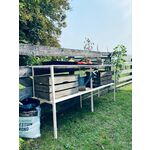 Royal Well kweektafel vrijstaand 165x45x90 cm - zwart