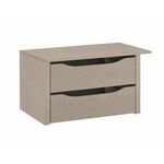 Ladeblok SUBBY 2 lades 88 cm natuurlijk linnen