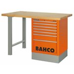 Ladeblok/bureau organizer met 4x lades zwart/transparant L40 x B39 x H65 cm - Ladeblok