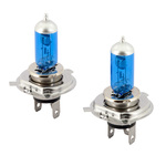 SuperWhite Blauw H9 65W/12V/4800K Halogeen Lampen, set 2 stuks (E4) DWH09