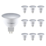 HOFTRONIC? 10x LED GU5.3 Spot - 4,3 Watt 400 lumen - 2700K Warm wit licht - 12v - Vervangt 50 Watt - MR16 LED Spot