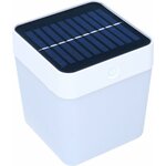 Grundig solar lamp tuinverlichting op zonne energie wit/oranje/blauw/groen licht tot 8 uur licht