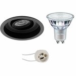 LED Spot Set - Pragmi Zano Pro - GU10 Fitting - Inbouw Vierkant - Mat Wit - Kantelbaar - 93mm - Philips - MASTER 927 36D VLE - 3.7W - Warm Wit 2200K-2700K - DimTone Dimbaar