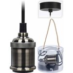 Hanglamp houder fitting 8cm platinum