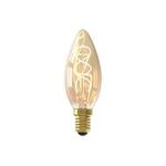 LED filament kaarslamp dimbaar - titanium - E14 - 4W - Leen Bakker