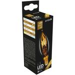 10x E14 LED Filament - 4 Watt 470 lumen - 2700K warm wit licht - kleine fitting - Vervangt 40 Watt - C37 kaarslamp