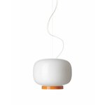 Foscarini - Chouchin Reverse 1 LED hanglamp Wit / Oranje