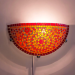 Wandlamp Cantara rood-oranje