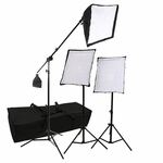 LABEL51 Vloerlamp 'Loco', Metaal, 3 lamps, kleur Zwart
