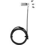 LogiLink Laptopslot Sleutelslot Incl. 2 sleutels, Kabelbinder voor ordelijke kabelmanagement 15 mm NBS012