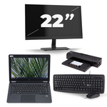 Dell Latitude E7250 - Intel Core i7-5e Generatie - 12 inch - 8GB RAM - 128GB SSD - Windows 11 + 1x 22 inch Monitor