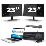 Dell Latitude 7290 - Intel Core i7-8e Generatie - 12 inch - 16GB RAM - 480GB SSD - Windows 11 + 3x 22 inch Monitor