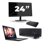 HP EliteBook Folio 1040 G3 - Intel Core i5-6e Generatie - 14 inch - 8GB RAM - 240GB SSD - Windows 11 + 3x 22 inch Monitor