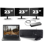 Fujitsu LifeBook U728 - Intel Core i5-8e Generatie - 12 inch - 16GB RAM - 256GB SSD - Windows 11 + 1x 24 inch Monitor