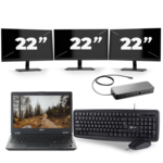 Fujitsu LifeBook U728 - Intel Core i7-8e Generatie - 12 inch - 16GB RAM - 256GB SSD - Windows 11 + 1x 24 inch Monitor