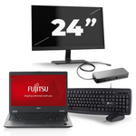 Fujitsu LifeBook U749 - Intel Core i5-8e Generatie - 14 inch - 16GB RAM - 256GB SSD - Windows 11 + 1x 24 inch Monitor