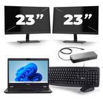 Lenovo ThinkPad L13 - Intel Core i3-10e Generatie - 13 inch - 4GB RAM - 256GB SSD - Windows 11 + 1x 22 inch Monitor