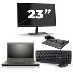 Lenovo ThinkPad T460 - Intel Core i5-6e Generatie - 14 inch - 8GB RAM - 256GB SSD - Windows 11 + 1x 23 inch Monitor