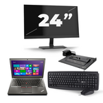 Lenovo ThinkPad X250 - Intel Core i7-5e Generatie - 12 inch - 8GB RAM - 256GB SSD - Windows 11 + 1x 24 inch Monitor