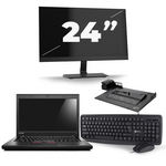 Lenovo ThinkPad L440 - Intel Core i5-4e Generatie - 14 inch - 8GB RAM - 256GB SSD - Windows 11 + 1x 24 inch Monitor