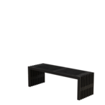 Bank Hout Zwart Rustik 218 CM