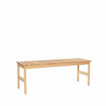 Massief Houten Terrasbank voor 2 Personen 100 cm Lange Lattenbank met Stabiel Houten Frame Bank voor Tuintafel Binnen en Buiten