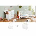 Set ledikant en commode 'Hilda & Viktoria' breed