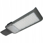LED Straatlamp - Aigi Animo - 50W - Helder/Koud Wit 6500K - Waterdicht IP65 - Mat Grijs - Aluminium
