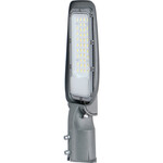 LED Straatlamp Slim - Viron Unato - 50W - Helder/Koud Wit 6400K - Waterdicht IP65 - Mat Grijs - Aluminium - SAMSUNG LEDs