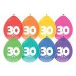 Ballonnen 18 jaar pak a 8 stuks