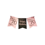 Paperdreams Hangslinger roze/zwart - 40