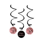 Paperdreams Swirlslingers roze/zwart 65