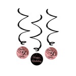 Paperdreams Swirlslingers roze/zwart 50