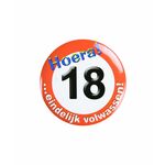 Happy Birthday kaart met button 10 jaar - Verjaardagskaarten