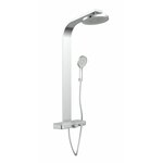Schutte AQUASTAR hoofddouche set met planchet | chroom-wit
 - 60500 60500