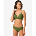 HEMA Dames Bikinibroekje Middelhoge Taille Legergroen (legergroen)