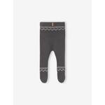 Legging van ribstof met print baby leiblauw