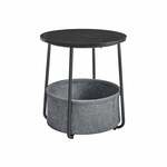 Bankje met opbergruimte van fluweel voor in de hal, Leigrijs / 38 x 110 x 38 cm