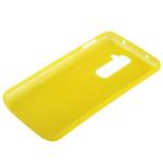 LG Optimus G2 / D802 ultra-dun 0.3mm transparant Polycarbonaat Kunststof back cover Hoesje (geel)