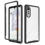 Liefde patroon horizontale Flip lederen case voor LG V40 ThinQ met houder & kaartsleuven & portemonnee