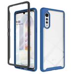 Voor LG Velvet Starry Sky Solid Color Series Shockproof PC + TPU Beschermhoes (Royal Blue)