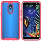 Voor LG K40 Starry Sky Solid Color Series Schokbestendige PC + TPU beschermhoes (rood)