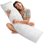 Form Fix XL Zwangerschapskussen - Voedingskussen - Zijslaapkussen - Body Pillow - Lichaamskussen - 185 cm - Inclusief Badstof/Katoen Hoes Taupe