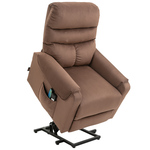 Fauteuil Butterfly Lichtbruin Echt Leer - 40133