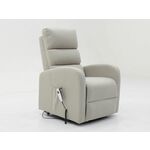 vidaXL Fauteuil stof lichtgrijs