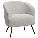 vidaXL Fauteuil stof lichtgrijs