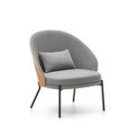 Eleonora Fauteuil 'Danica' kleur Lichtgrijs Baquer