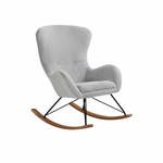 Fauteuil Lucera - stof Sawana - lichtgrijs - Leen Bakker