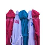 Kinderbadjas in diversen kleuren-limegroen-2-4 jaar