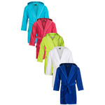Jouw naam op een kinderbadjas - Meisjes -limegroen-0-12 mnd